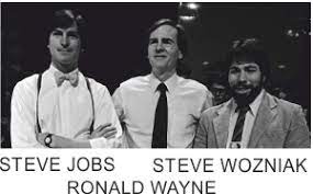 pple, Steve Jobs, Steve Wozniak, Ronald Wayne,